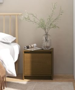 Table de chevet en bois foncé (MARKETPLACE)