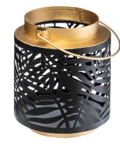 Pot en métal noir H20