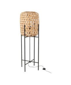 Lampadaire bambou sur pied naturel – L