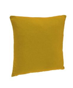 Coussin jaune 40×40