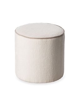 Pouf Burelles blanc Athezza