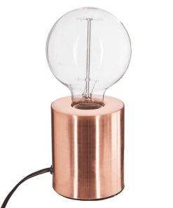 Lampe tube cuivre en métal H10