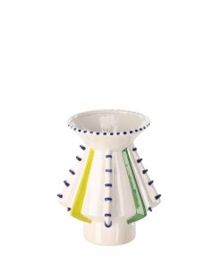 Vase Décoratif Laguna Jaune Vert Athezza