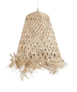 Abaca Suspension Méduse Naturel – M
