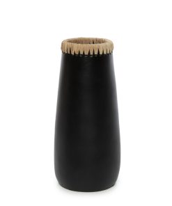 Le Vase Sneaky – Noir Naturel – L