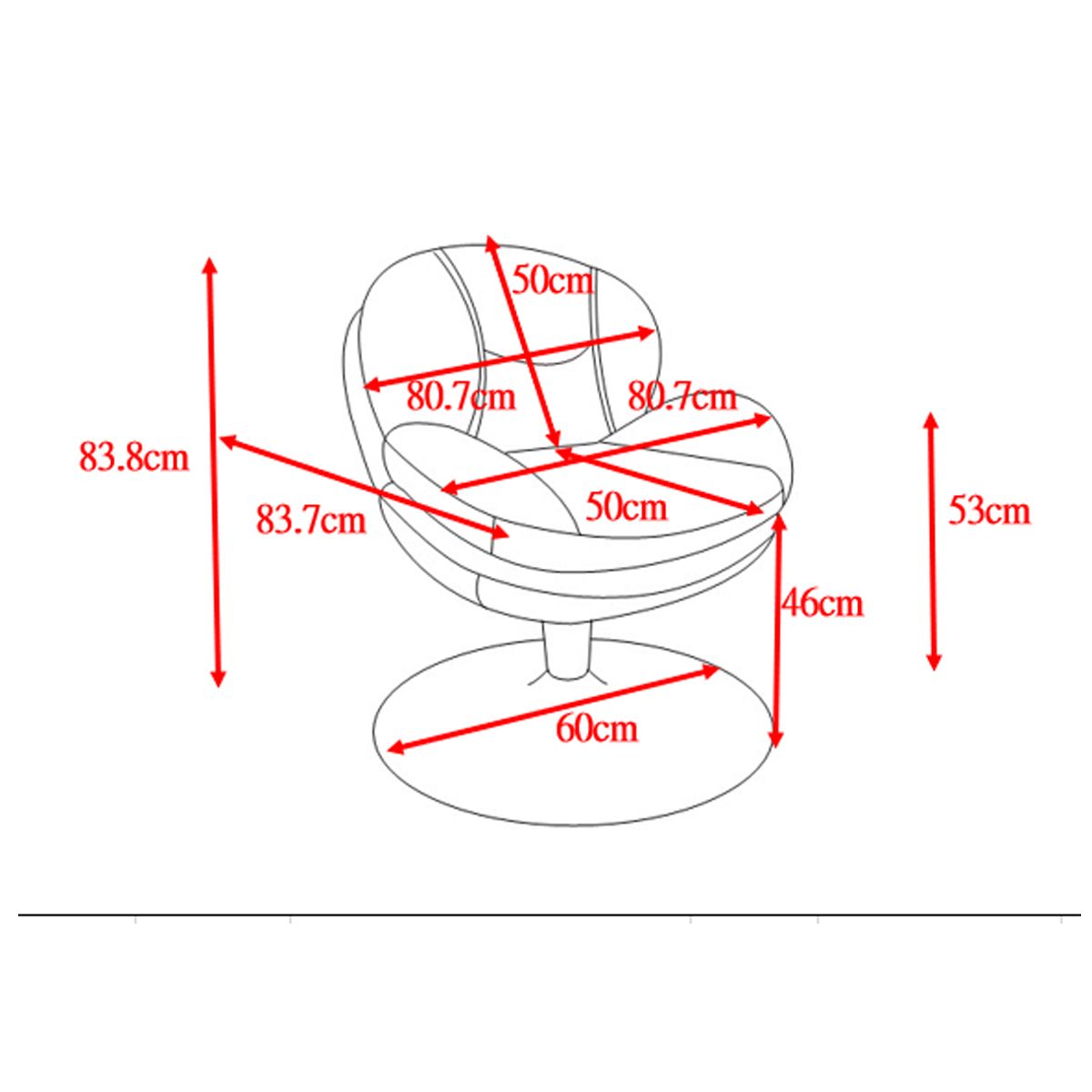 Fauteuil pivotant velours côtelé vert TOPI Zago – Image 7